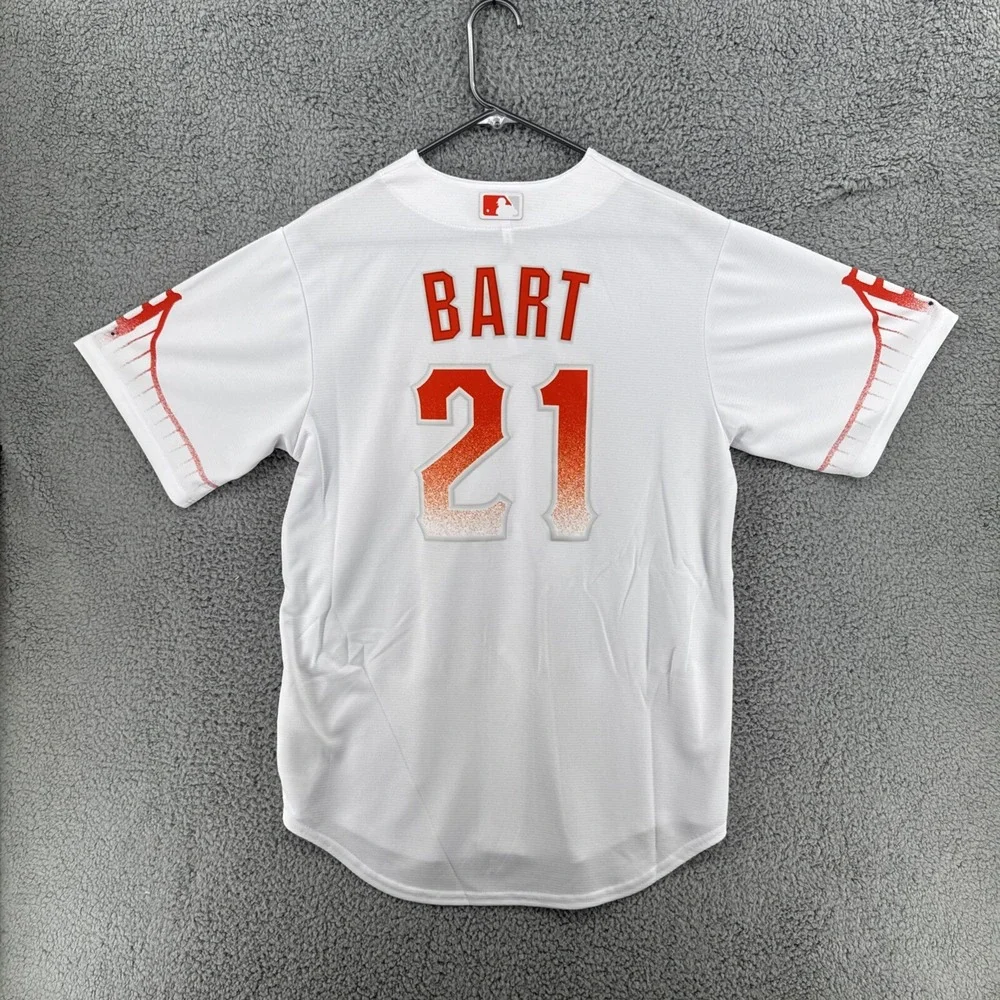 Nike San Francisco Giants City Connect Joey Bart Jersey 21 White Mens Medium NWT
